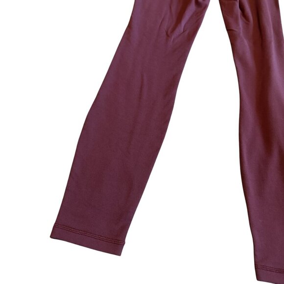 Lululemon Wunder Lounge Super High-Rise Tight 28" Red Merlot Leggings Size 2 - Picture 9 of 13